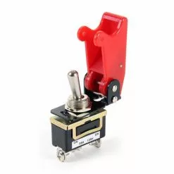 WILTEC Bouton D'arrêt D'urgence, 20A / 12V, Knock-Out En Rouge ON-OFF-ON -Wiltec Boutique 37279780 2
