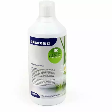 WILTEC Garden Moments Eau Verte Ex 1 000 Ml, Traitement De 20 000 L D’eau D’étang, Agglutine Les Algues Flottantes 3 WILTEC Garden Moments Eau Verte Ex 1 000 Ml, Traitement De 20 000 L D’eau D’étang, Agglutine Les Algues Flottantes