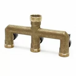 WILTEC Collecteur à 3 Voies Réglable 1x24.66 (3/4") 3x26.44 (3/4") Robinet D’arrêt 12 Bars -Wiltec Boutique 38894715 2