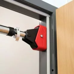 WILTEC Barre De Traction Acier Jusqu’à 180kg Barre Fixe Encadrements Porte 93-110cm Poignées Antiglissantes -Wiltec Boutique 39579835 5