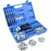 WILTEC XPOtool Pince à Riveter Jeu 5 Mandrins 150 Écrous à Sertir M5/M6/M8/M10/M12 30 Pcs. Chaque Riveteuse 2 WILTEC XPOtool Pince à Riveter Jeu 5 Mandrins 150 Écrous à Sertir M5/M6/M8/M10/M12 30 Pcs. Chaque Riveteuse -Wiltec Boutique 39897855 1