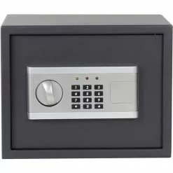 WILTEC Coffre-fort électronique Mural 350x250x250mm Serrure à Combinaison Alarme Double Boulon En Acier -Wiltec Boutique 39952197 5