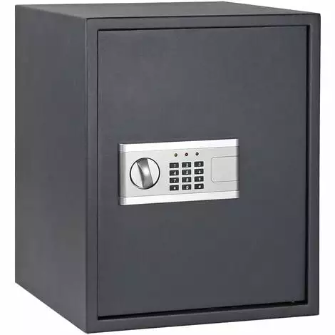 WILTEC Coffre-fort électronique Mural 400x400x500mm Serrure à Combinaison Alarme Double Boulon En Acier 3 WILTEC Coffre-fort électronique Mural 400x400x500mm Serrure à Combinaison Alarme Double Boulon En Acier