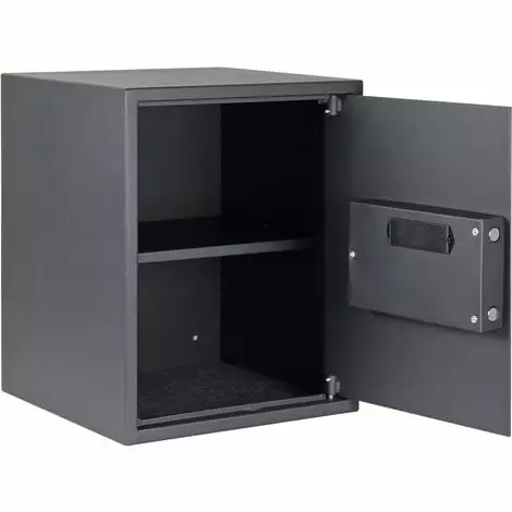 WILTEC Coffre-fort électronique Mural 400x400x500mm Serrure à Combinaison Alarme Double Boulon En Acier 5 WILTEC Coffre-fort électronique Mural 400x400x500mm Serrure à Combinaison Alarme Double Boulon En Acier – Image 3