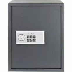 WILTEC Coffre-fort électronique Mural 400x400x500mm Serrure à Combinaison Alarme Double Boulon En Acier 11 WILTEC Coffre-fort électronique Mural 400x400x500mm Serrure à Combinaison Alarme Double Boulon En Acier -Wiltec Boutique 39952238 5