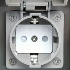 WILTEC 4-Multiprise De Jardin Usage Extérieur Forme Carrée 4 Voies Acier Fin 230V Borne Indice IP54 11 WILTEC 4-Multiprise De Jardin Usage Extérieur Forme Carrée 4 Voies Acier Fin 230V Borne Indice IP54 -Wiltec Boutique 40117343 5