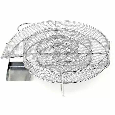 WILTEC Générateur De Fumée Froide Spirale Ø16cm Fumaison Fumoir Acier Fin Accessoires BBQ Smoker 4 WILTEC Générateur De Fumée Froide Spirale Ø16cm Fumaison Fumoir Acier Fin Accessoires BBQ Smoker – Image 2