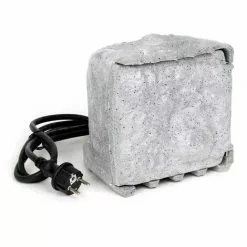 WILTEC Prise De Jardin Quadruple Aspect De Pierre IP44, Prise Extérieure Capteur Crépusculaire, Câble 1,5 M -Wiltec Boutique 40318450 2