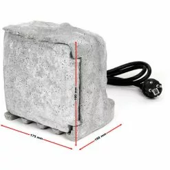 WILTEC Prise De Jardin Quadruple Aspect De Pierre IP44, Prise Extérieure Capteur Crépusculaire, Câble 1,5 M -Wiltec Boutique 40318450 5