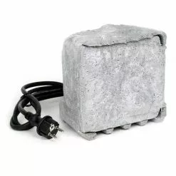 WILTEC Prise De Jardin Quadruple Aspect Pierre IP44, Prise Extérieure Avec Deux Interrupteurs, Câble 1,5 M -Wiltec Boutique 40318504 2