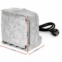 WILTEC Prise De Jardin Quadruple Aspect Pierre IP44, Prise Extérieure Avec Deux Interrupteurs, Câble 1,5 M -Wiltec Boutique 40318504 5