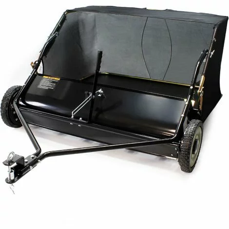 WILTEC Balai Ramasseur Balayeuse Pour Tondeuse Autoportée Largeur 105cm Et Roues En Caoutchouc 266x60,3mm 3 WILTEC Balai Ramasseur Balayeuse Pour Tondeuse Autoportée Largeur 105cm Et Roues En Caoutchouc 266x60,3mm