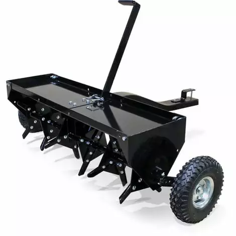 WILTEC Aérateur Scarificateur Tainé Tracteur Tondeuse Largeur De Travail 120cm Profondeur De Travail 7,6cm 4 WILTEC Aérateur Scarificateur Tainé Tracteur Tondeuse Largeur De Travail 120cm Profondeur De Travail 7,6cm – Image 2