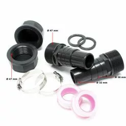 WILTEC Chauffage Solaire Pour Piscine Pour Le Raccord à Une Pompe De Piscine PVC 605 X 80 Cm -Wiltec Boutique 4257223 4