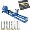 WILTEC Tour à Bois 400W Et Kit De Fers à Sculpter 12 Pcs. Avec Fer Plat & Gouge -Wiltec Boutique 43491769 1