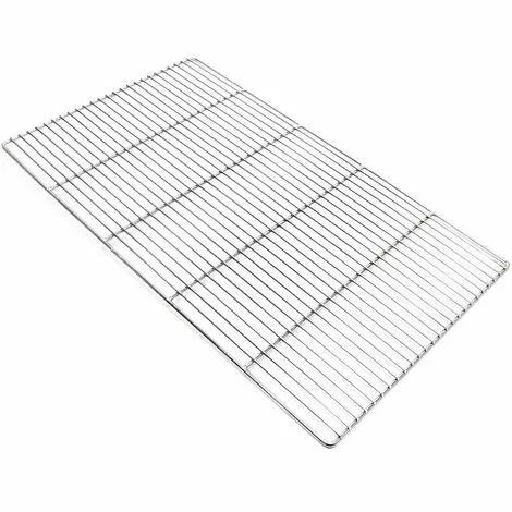 WILTEC Grille De Barbecue Acier Inoxydable Carrée 67 X 40 Cm Sans Rouille Barbecue à Charbon De Bois /à Gaz 3 WILTEC Grille De Barbecue Acier Inoxydable Carrée 67 X 40 Cm Sans Rouille Barbecue à Charbon De Bois /à Gaz