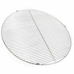 WILTEC Grille Acier Inoxydable Ronde 80 Cm Barbecue à Charbon De Bois /à Gaz Barbecue Avec Grill Pivotant