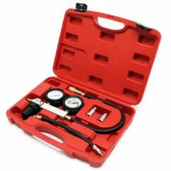 WILTEC Testeur De Fuite De Cylindre Kit Pour La Détection Des Fuites De Cylindre Des Moteurs à Essence -Wiltec Boutique 4447985 2