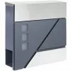 WILTEC Boîte Aux Lettres Avec Porte-journaux V41 Boîte Postale Murale Acier Inox Boîte Aux Lettres Gris Anthracite 1 WILTEC Boîte Aux Lettres Avec Porte-journaux V41 Boîte Postale Murale Acier Inox Boîte Aux Lettres Gris Anthracite -Wiltec Boutique 45229487 1