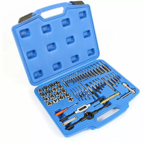 WILTEC XPOtool Jeu De Tarauds 56-pcs. M3-M12 Taraudeur Filière Métrique Filetage Extérieur /intérieur 3 WILTEC XPOtool Jeu De Tarauds 56-pcs. M3-M12 Taraudeur Filière Métrique Filetage Extérieur /intérieur