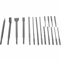 WILTEC XPOtool SDS Plus Lot De 17 Forets à Pierre Et Burins Lot De Forets Pour Marteau Perforateur Pour Maçonnerie Et Béton -Wiltec Boutique 45920807 3