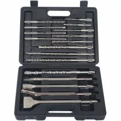 WILTEC XPOtool SDS Plus 17 Forets à Pierre Et Burins Forets Pour Marteau Perforateur Pour Maçonnerie, Béton