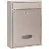 WILTEC Boite Aux Lettres Boite Postale Murale Acier Inoxydable Mailbox V10 -Wiltec Boutique 4616621 1