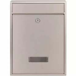 WILTEC Boite Aux Lettres Boite Postale Murale Acier Inoxydable Mailbox V10 -Wiltec Boutique 4616621 4