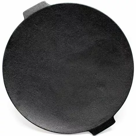 WILTEC Dutch Oven Plaque Gril De Barbecue Ronde Ø44cm Hauteur 23cm Support En Fonte Antiadhésif Plancha 6 WILTEC Dutch Oven Plaque Gril De Barbecue Ronde Ø44cm Hauteur 23cm Support En Fonte Antiadhésif Plancha – Image 4
