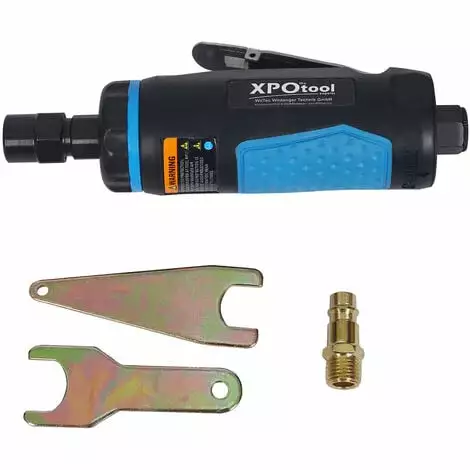 WILTEC XPOtool Ponceuse Pneumatique 168mm Polissage Air Comprimé Boîtier Alu 6,3 Bar Meuleuse 22000tr./min 3 WILTEC XPOtool Ponceuse Pneumatique 168mm Polissage Air Comprimé Boîtier Alu 6,3 Bar Meuleuse 22000tr./min