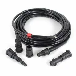 WILTEC XPOtool Tuyau Déboucheur Canalisation 10m 4 Adaptateurs Pour Nettoyeur De Haute Pression 160bars