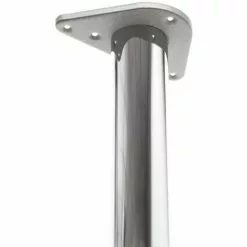WILTEC Pied De Table Acier Inoxydable Lot De 4 Pieds Chromé Support De Table Réglable 1100mm Ø60mm -Wiltec Boutique 4700770 4