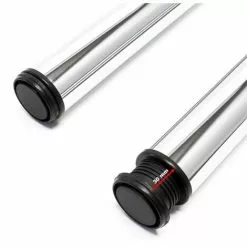 WILTEC Pied De Table Acier Inoxydable Lot De 4 Pieds Chromé Support De Table Réglable 1100mm Ø60mm -Wiltec Boutique 4700770 5
