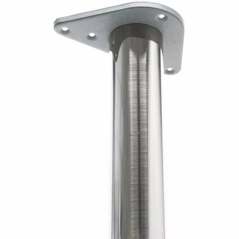 WILTEC Pied De Table Acier Inoxydable Lot De 4 Pieds Nickel Support De Table Réglable 1100mm Ø60mm 6 WILTEC Pied De Table Acier Inoxydable Lot De 4 Pieds Nickel Support De Table Réglable 1100mm Ø60mm – Image 4