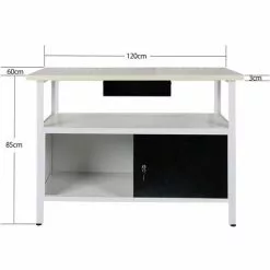 WILTEC Établi D’atelier Pour Outils Armoire Chariot Table De Travail Métal Rangement Atelier -Wiltec Boutique 4700789 3
