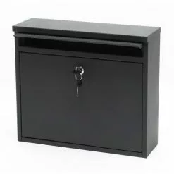 WILTEC Boite Aux Lettres Boite Postale Murale Design Anthracite Revêtement Par Poudre Courrier V13 -Wiltec Boutique 4882951 3