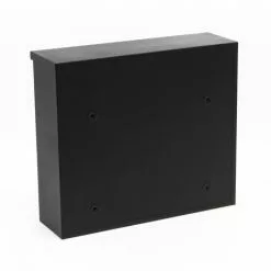 WILTEC Boite Aux Lettres Boite Postale Murale Design Noire Revêtement Par Poudre Mailbox V12 -Wiltec Boutique 4882964 4