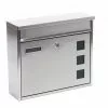 WILTEC Boite Aux Lettres Boite Postale Murale Acier Inoxydable Mailbox V12 2 WILTEC Boite Aux Lettres Boite Postale Murale Acier Inoxydable Mailbox V12 -Wiltec Boutique 4882974 1