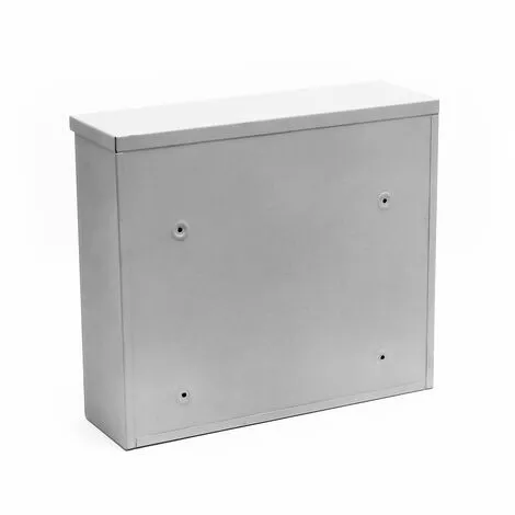 WILTEC Boite Aux Lettres Boite Postale Murale Design Argenté Revêtement Par Poudre Mailbox V12 6 WILTEC Boite Aux Lettres Boite Postale Murale Design Argenté Revêtement Par Poudre Mailbox V12 – Image 4