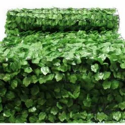 WILTEC Clôture Pare-vue Feuillage 300cm X 100cm Habillage De Mur Brise-vue Bâche Grillage -Wiltec Boutique 4985451 2