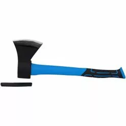 WILTEC XPOtool Hache à Fendre 1000g Manche En Fibre De Verre 450mm Hache Avec Lame En Acier Carbone Bois -Wiltec Boutique 50878397 2