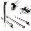 WILTEC Pied De Table Lot De 4 Chromé Support De Table Réglable En Hauteur 70-110cm -Wiltec Boutique 5097272 1