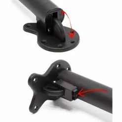 WILTEC Pied De Table Lot De 4 Noir Support De Table Réglable En Hauteur 70-110cm 10 WILTEC Pied De Table Lot De 4 Noir Support De Table Réglable En Hauteur 70-110cm -Wiltec Boutique 5097273 4