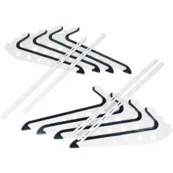 WILTEC Rack Quadruple Mural Support Rangement 4 Planches Surf Snowboard Wakeboard Skateboard Stockage -Wiltec Boutique 52871873 3