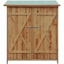 WILTEC Abri De Jardin Bois XXL Remise Cabane Pour Outils Armoire De Jardin Stockage Rangement Extérieur -Wiltec Boutique 5622506 3