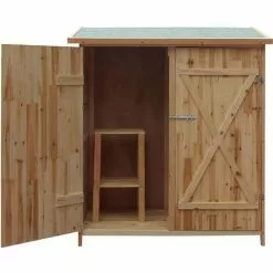 WILTEC Abri De Jardin Bois XXL Remise Cabane Pour Outils Armoire De Jardin Stockage Rangement Extérieur -Wiltec Boutique 5622506 4