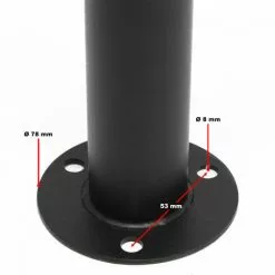 WILTEC Boite Aux Lettres Sur Pieds 4 Entrées Noire 4 Compartiments Revêtement Poudre 10 WILTEC Boite Aux Lettres Sur Pieds 4 Entrées Noire 4 Compartiments Revêtement Poudre -Wiltec Boutique 5639238 4