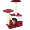 WILTEC Arbre à Chat Rouge 71cm Arbre D’escalade Arbre De Grattage Jeu Chats 2 WILTEC Arbre à Chat Rouge 71cm Arbre D’escalade Arbre De Grattage Jeu Chats -Wiltec Boutique 56477748 1
