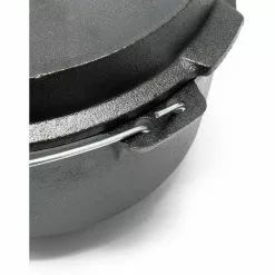 WILTEC Dutch Oven Marmite 18L Dessous-plat Lève-couvercle Fait-tout Fonte Pot Cuisson Feu Camp Camping -Wiltec Boutique 56990295 4