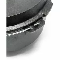 WILTEC Dutch Oven Marmite 4L Dessous-plat Lève-couvercle Fait-tout Fonte Pot Cuisson Feu Camp Camping 11 WILTEC Dutch Oven Marmite 4L Dessous-plat Lève-couvercle Fait-tout Fonte Pot Cuisson Feu Camp Camping -Wiltec Boutique 56990301 5